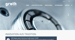Desktop Screenshot of claus-groth.de