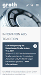 Mobile Screenshot of claus-groth.de